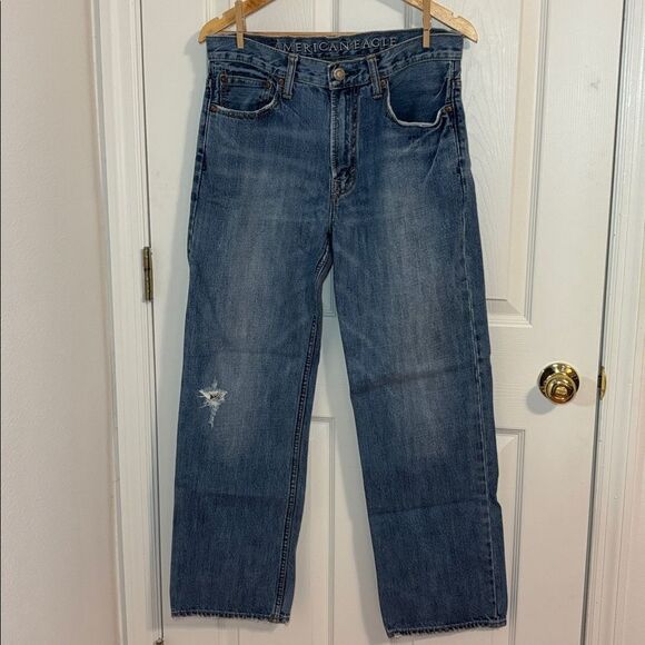 American Eagle Y2K Men’s Low Loose Blue Jeans, 29 x 30 - Picture 1 of 8